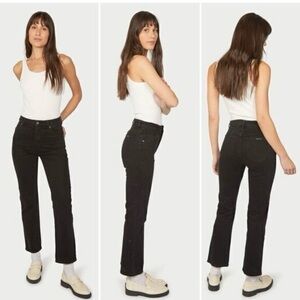 Rolla’s Original High Rise Straight in Comfort Jet Black Size 25